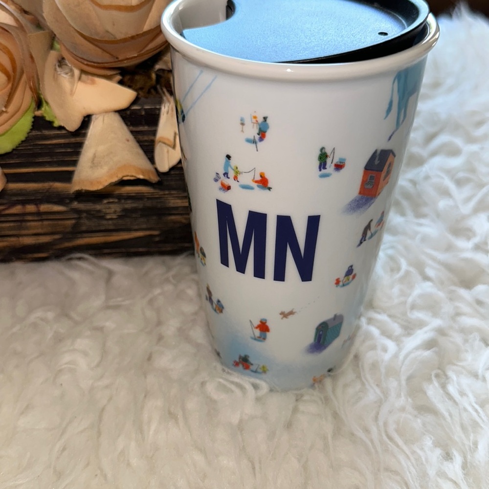Starbucks Minneapolis Travel Tumbler 12 OZ RARE